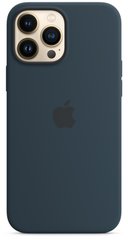 Чохол Silicone Case with Magsafe для iPhone 13 Pro Abyss Blue AAA фото