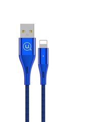 USB Кабель Lightning Usams U4 Blue (US-SJ207) фото