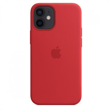 Чохол Apple Silicone case with MagSafe для iPhone 12 mini Red AAA фото