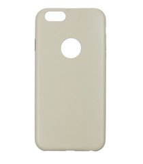 Чохол силіконовий з вирізом під яблуко для iPhone 6/6s white фото