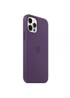 Чохол силіконовий soft-touch Apple Silicone case with Mag Safe для iPhone 12 Pro Max фіолетовий Amethyst фото
