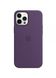 Чохол силіконовий soft-touch Apple Silicone case with Mag Safe для iPhone 12 Pro Max фіолетовий Amethyst