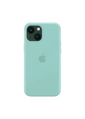 Чехол силиконовый soft-touch ARM Silicone Case для iPhone 13 мятный Turquoise фото