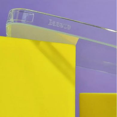 Чехол силиконовый плотный Baseus Simple для Iphone 12 прозрачный Clear фото