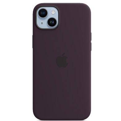 Чохол Silicone case with MagSafe для iPhone 14 Plus Elderberry фото