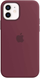 Чехол Silicone Case with Magsafe для iPhone 12/12 Pro Plum AAA