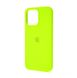 Чехол Silicone Case Full Protective AA для Apple iPhone 15 Pro Max Lime Green