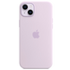Чехол Silicone case with MagSafe для iPhone 14 Plus Lilac