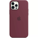 Чехол Silicone Case with Magsafe для iPhone 12/12 Pro Plum AAA