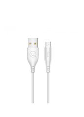 Кабель Micro-USB to USB Usams U18 1 метр White (US-SJ268) фото