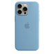 Чехол Silicone case with MagSafe для iPhone 15 Pro Max Winter Blue AAA