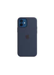 Чохол силіконовий soft-touch Apple Silicone case для iPhone 12/12 Pro синій Deep Navy фото
