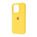 Чехол Silicone Case Full Protective AA для Apple iPhone 15 Pro Yellow