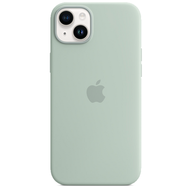 Чохол Silicone case with MagSafe для iPhone 14 Plus Succulent фото