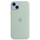 Чехол Silicone case with MagSafe для iPhone 14 Plus Succulent