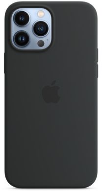 Чохол Silicone Case with Magsafe для iPhone 13 Pro Midnight AAA фото