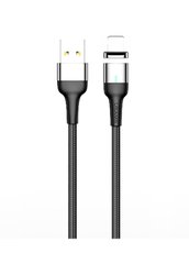 USB Кабель Lightning Usams U28 Silver (US-SJ326) 1m. фото