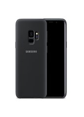 Чехол силиконовый soft-touch Silicone Cover для Samsung Galaxy S9 черный Black фото