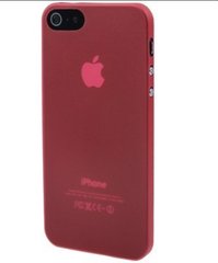 Чохол силіконовий щільний для Iphone 5/5s/se red фото