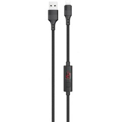 Кабель Lightning to USB Hoco S13 Central control 1 метр чорний Black фото