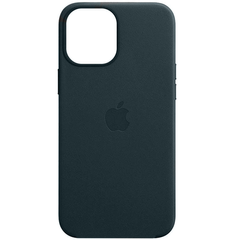Чохол шкіряний Leather Case для iPhone 13 Pro Max зелений Sequoia green фото