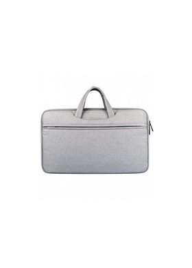 Чехол сумка тканевый с ручками для Macbook 15 grey фото