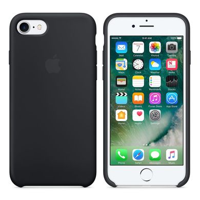Чохол силіконовий soft-touch ARM Silicone Case для iPhone 7/8 / SE (2020) чорний Black фото