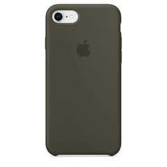 Чохол силіконовий soft-touch ARM Silicone Case для iPhone 7/8 / SE (2020) сірий Dark Olive фото
