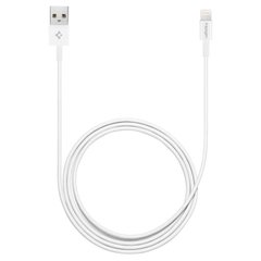 Кабель Spigen Essential C10LS Lightning to USB 1 метр белый White фото