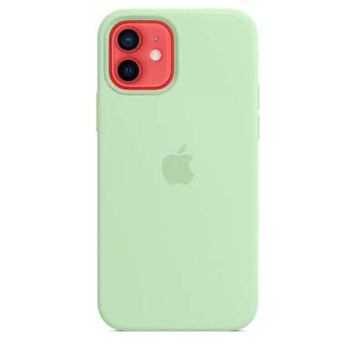 Чохол Silicone Case with Magsafe для iPhone 12/12 Pro Pistachio AAA фото