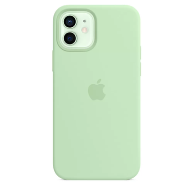 Чохол Silicone Case with Magsafe для iPhone 12/12 Pro Pistachio AAA фото
