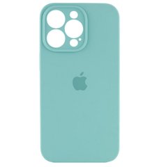 Чохол Silicone Case Full Camera Protective (AA) для Apple iPhone 14 Pro Max (Бірюзовий / Marine Green) фото