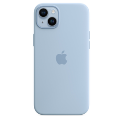 Чохол силіконовий soft-touch Apple Silicone case with MagSafe для iPhone 14 блакитний Sky фото