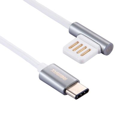 Кабель USB to USB Type-C Remax RC-054a 1 метр сірий Silver фото