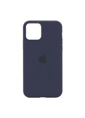 Чехол силиконовый soft-touch ARM Silicone Case для iPhone 12/12 Pro синий Midnight Blue фото