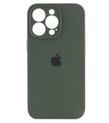 Чохол Silicone Case Full Camera Protective (AA) для Apple iPhone 14 Pro Max (Зелений / Cyprus Green) фото