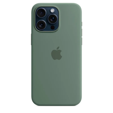 Чохол Silicone case with MagSafe для iPhone 15 Pro Max Cypress AAA фото