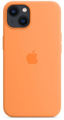 Чохол Silicone Case with Magsafe для iPhone 13 Marigold AAA фото