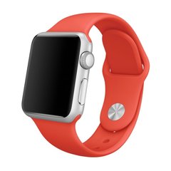 Ремешок Sport Band for Apple Watch 38/40 mm силиконовый оранжевый спортивный ARM Series 6 5 4 3 2 1 size(s) orange фото