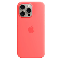 Чохол Silicone case with MagSafe для iPhone 15 Pro Max Guava AAA фото