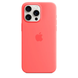 Чехол Silicone case with MagSafe для iPhone 15 Pro Max Guava AAA