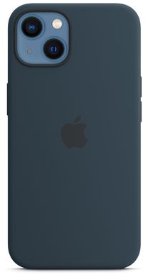 Чохол Silicone Case with Magsafe для iPhone 13 Abyss Blue AAA фото