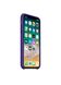Чехол силиконовый soft-touch ARM Silicone case для iPhone Xs Max фиолетовый Ultra Violet