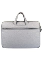 Тканинний чохол-сумка для MacBook 13 сірий ARM захисний з ручками Gray фото