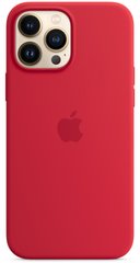 Чохол Silicone Case with Magsafe для iPhone 13 Pro Max Red AAA фото