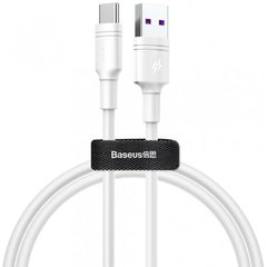 USB Cable Baseus Double Loop Fast Charging Type-C (CATSH-B02) White 1m фото