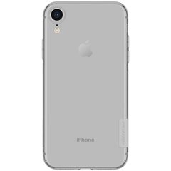 Чехол прозрачный силиконовый Nillkin Nature TPU Case iPhone Xr Clear gray фото