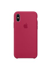 Чохол силіконовий soft-touch ARM Silicone case для iPhone Xs Max червоний Rose Red фото