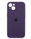 Чехол Silicone Case Full Camera Protective (AA) для Apple iPhone 15 Pro Max (Фиолетовый / Elderberry)