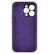 Чохол Silicone Case Full Camera Protective (AA) для Apple iPhone 15 Pro Max (Фіолетовий / Elderberry)